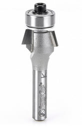 Amana Tool 47200 Carbide Tipped Bevel Laminate Trim 15 Deg Angle x 5/8 D x 9/32 CH x 1/4 Inch SHK w/ Ball Bearing Router Bit